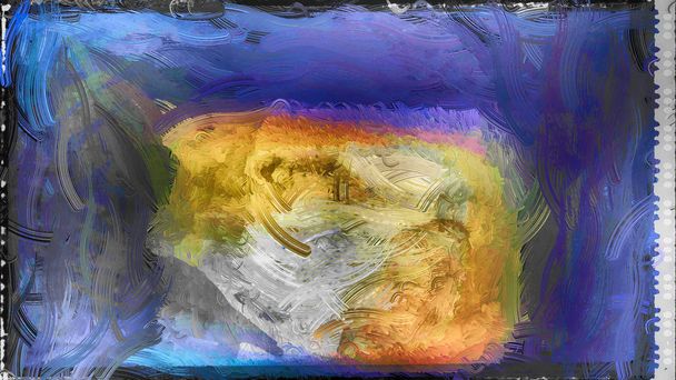 Абстрактний синій і помаранчевий скло ефект живопис фон красивий елегантний ілюстрація графічний дизайн мистецтва
 - Фото, зображення