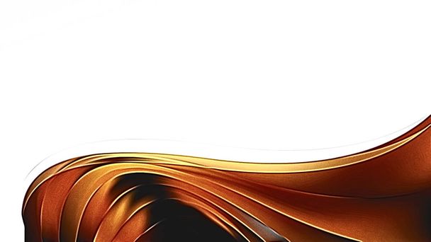 Shiny Orange and Black Metal Texture Beautiful elegant Illustration graphic art design - Photo, Image