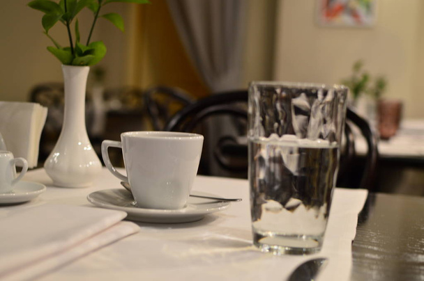 Café e chá com doces
 - Foto, Imagem