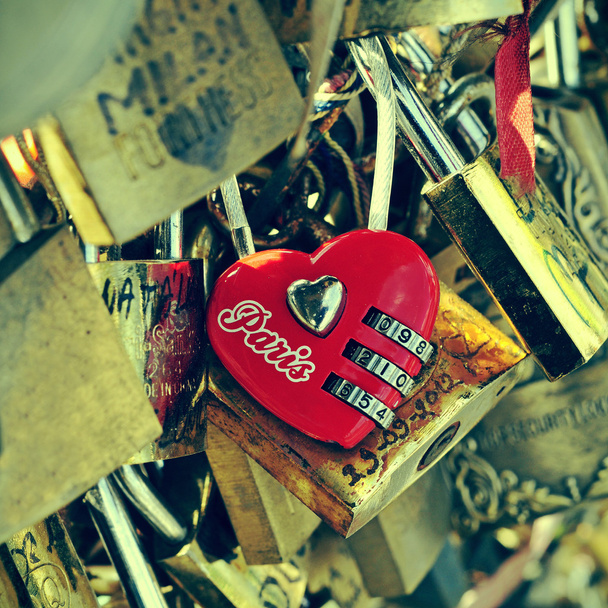 szerelem, Paris, Franciaország - Fotó, kép