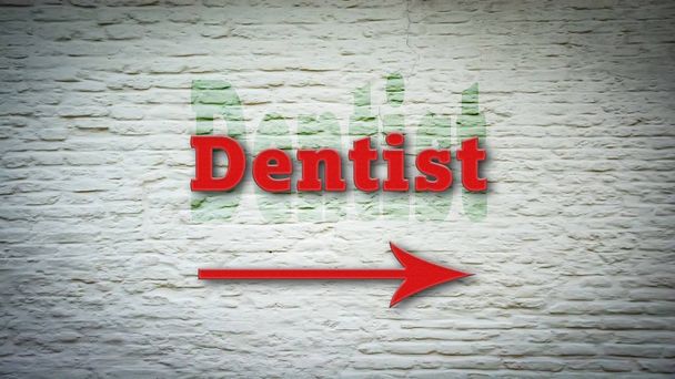 Señal de calle para dentista
 - Foto, imagen