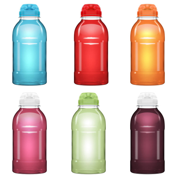 Σπορ βιταμίνη ποτό πλαστικό μπουκάλι - Φωτογραφία, εικόνα