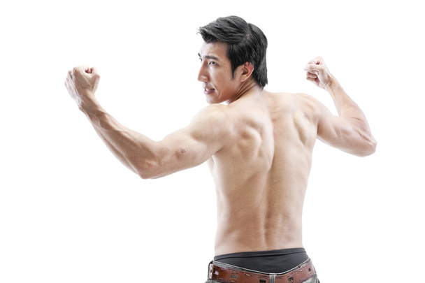 Image of muscle man posing - Fotó, kép