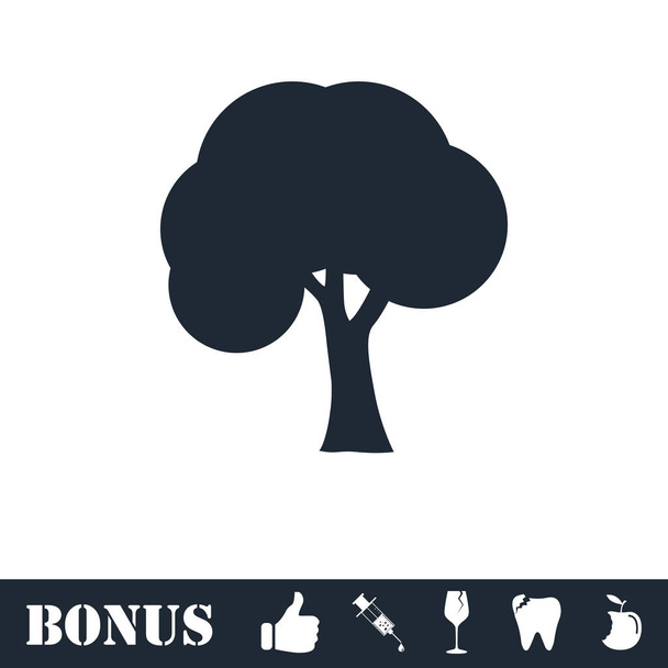 Icona albero piatto
 - Vettoriali, immagini