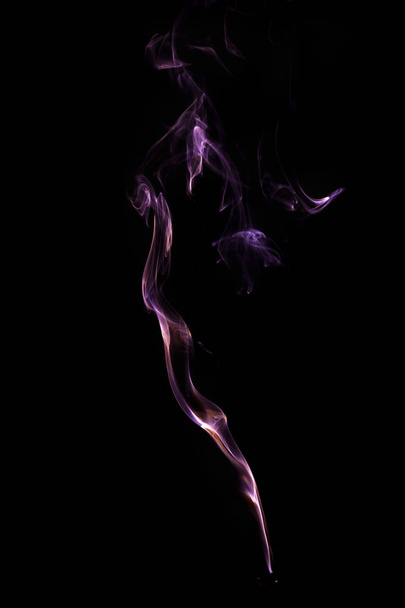 incense smoke illuminated - Photo, image