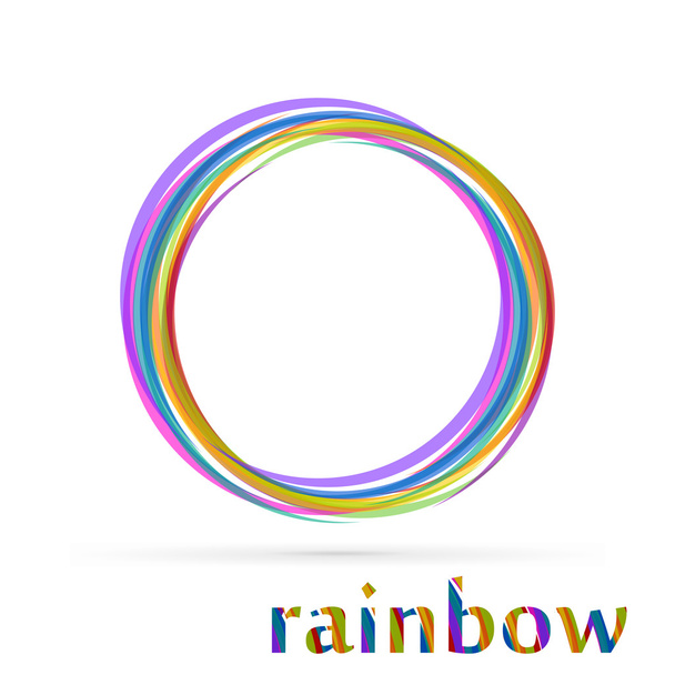 Vortex rainbow - Vector, afbeelding