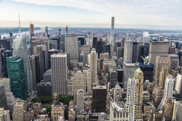 Skyline of skyscrapers in Manhattan, New York City, USA - Fotó, kép