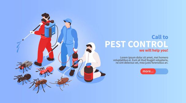 Pest Control Web banner  - Vektor, kép