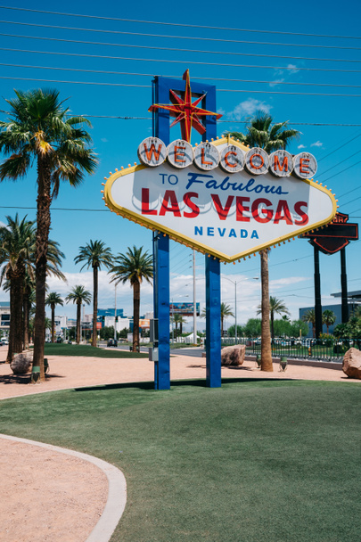 słynny Witamy w bajecznym znaku Nevada - Zdjęcie, obraz