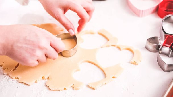 Suiker koekjes bakken - Foto, afbeelding
