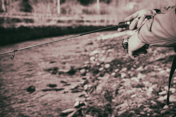Pesca en el río - Foto, Imagen