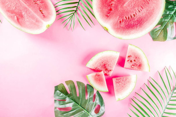 Creative watermelon layout - Photo, Image