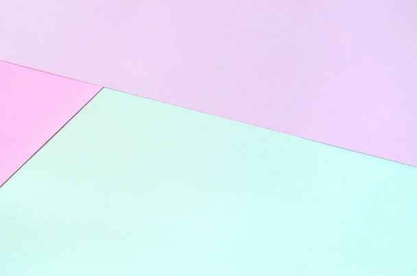 ファッションパステルカラーのテクスチャの背景。ピンク、バイオレット、ブルーの幾何学模様紙. - 写真・画像