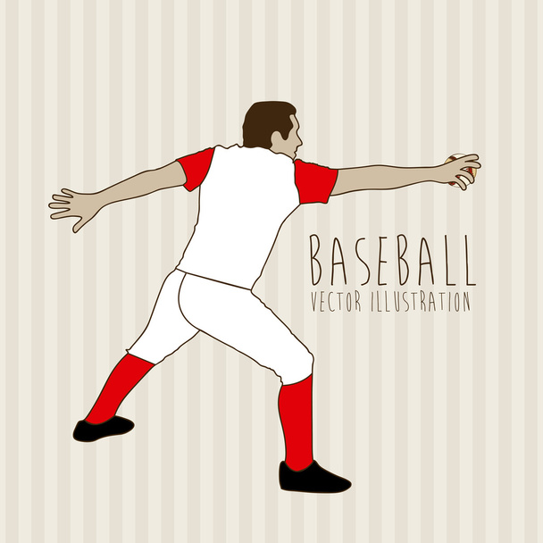 Baseball-Design - Vektor, Bild