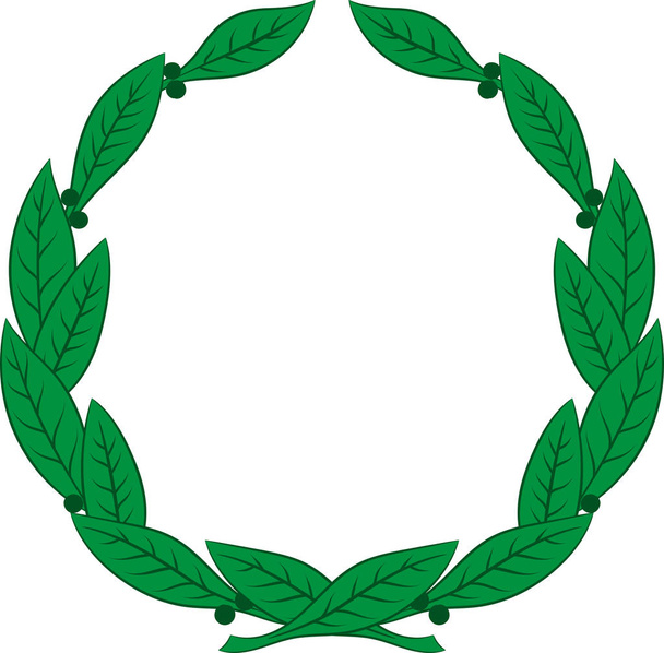 corona de laurel - símbolo de victoria y logro
 - Vector, Imagen