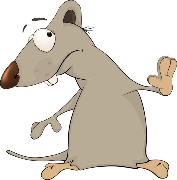 Rat kreslený - Vektor, obrázek