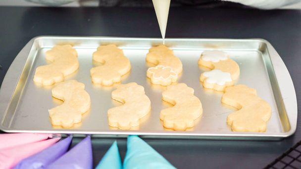 Unicorn sugar cookies - Photo, Image