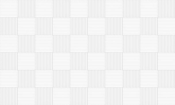 3D візуалізація. безшовний біло-сірий квадратний візерунок стіни фону
. - Фото, зображення