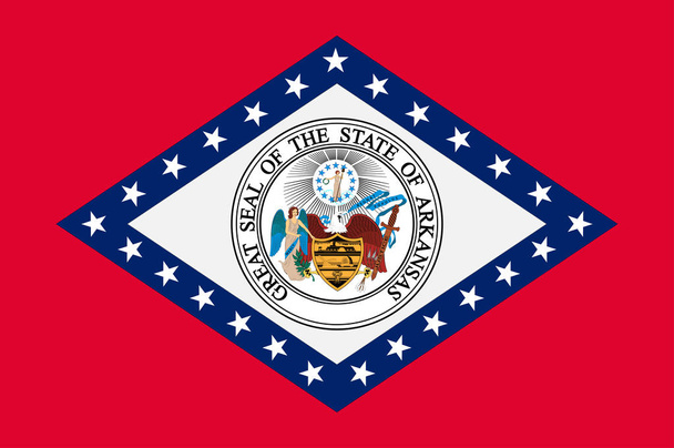 Bandiera of Arkansas, USA
 - Vettoriali, immagini
