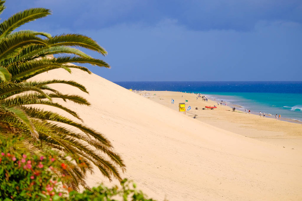 Strand Playa del Matorral, Morro Jable, Fuerteventura, Kanári - Fotó, kép