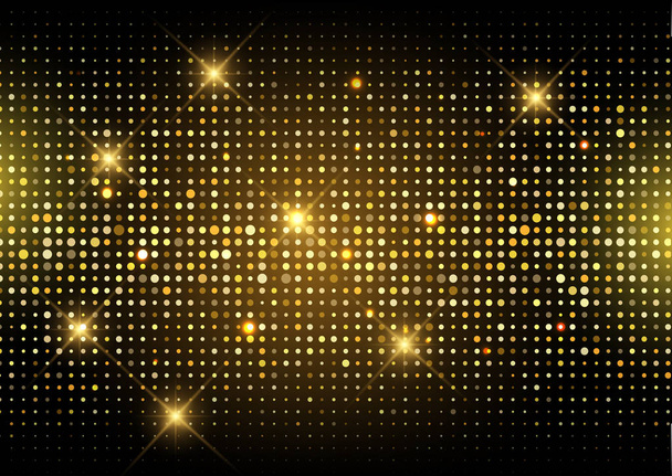 Glitter oro discoteca luci sfondo
  - Vettoriali, immagini