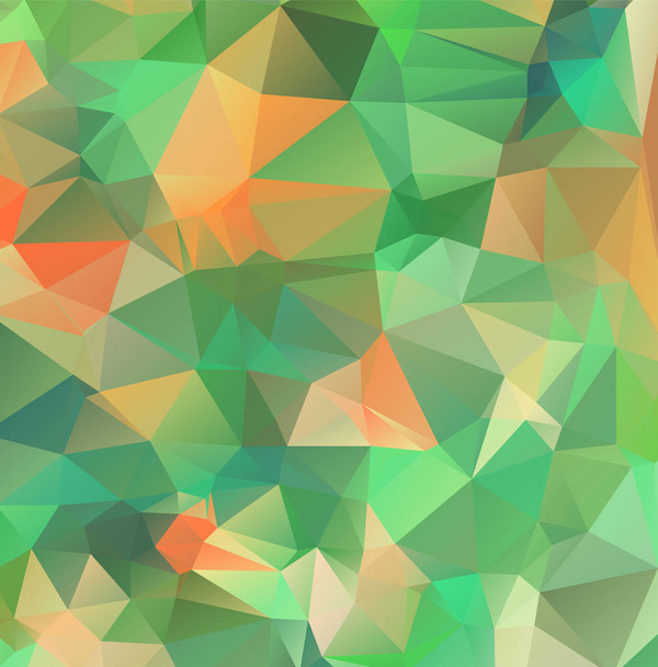 Světle zelený vektorový mnohoúhelník, abstraktní pozadí. Polygonální abstrakt - Vektor, obrázek