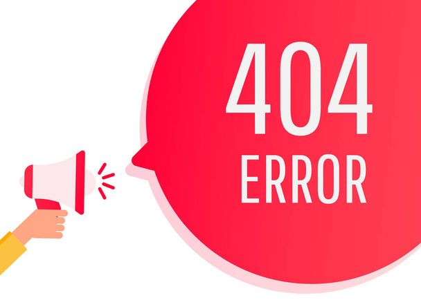 Website 404 page error with servers and desktop - Vector, Image