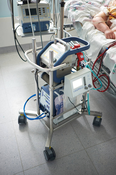 working ecmo machine in intensive care department - Photo, Image