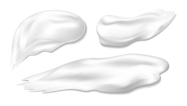 白い背景ベクトルイラストの化粧品クリーム - ベクター画像