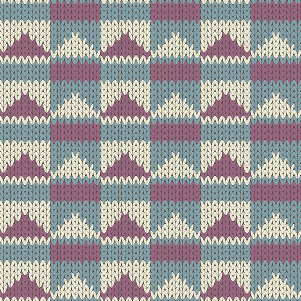 Knit pattern - Vector, Image