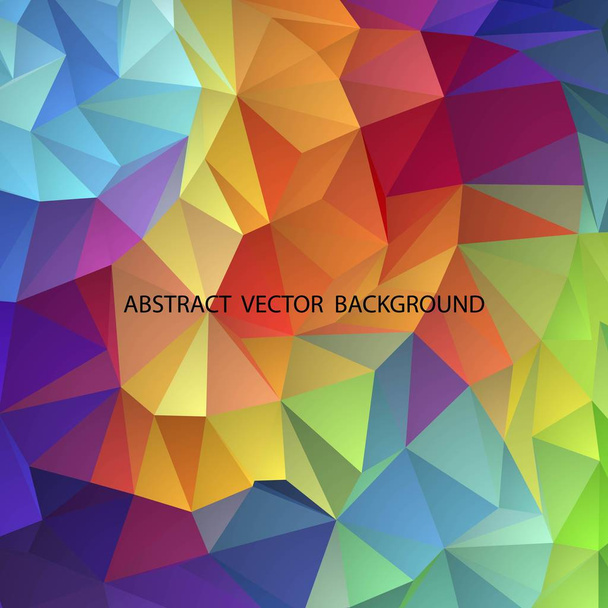 color abstract hexagons. vector background. polygonal style. presentation template. eps 10 - Vector, Image