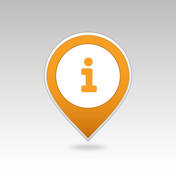 Information pin map icon. Map pointer. Map markers - ベクター画像