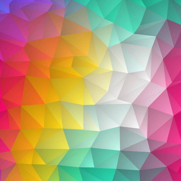 colored triangular background. polygonal style. layout for advertising. eps 10 - Vector, Image