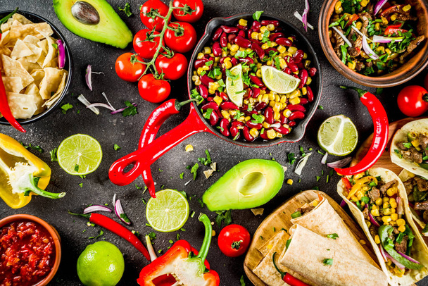 Mexican food concept. Cinco de Mayo food. - Foto, Imagem