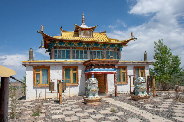 モンゴルのシャンク修道院寺院 - 写真・画像