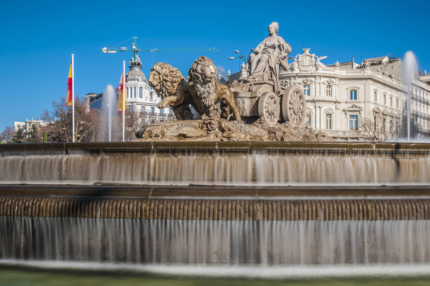 Fontaine de Cibeles en Madrid, Espagne
. - Photo, image