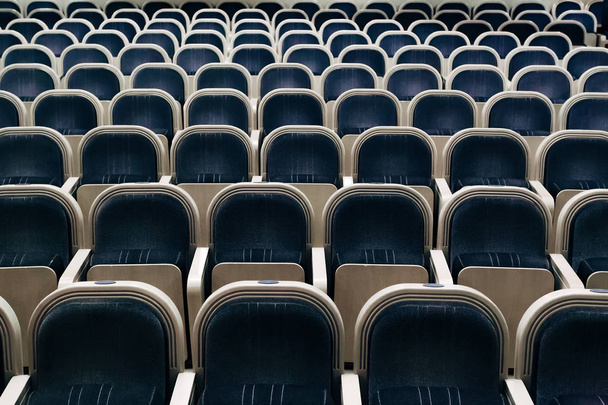 Empty auditorium of theater, cinema, conference, assembly or con - Φωτογραφία, εικόνα