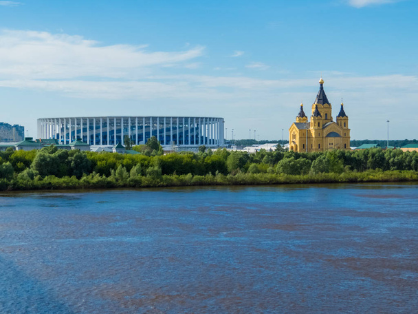 View of Nizhny Novgorod, Russia - 写真・画像