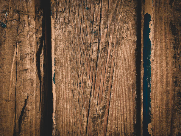 old vintage wooden boards empty designer background - Foto, Bild