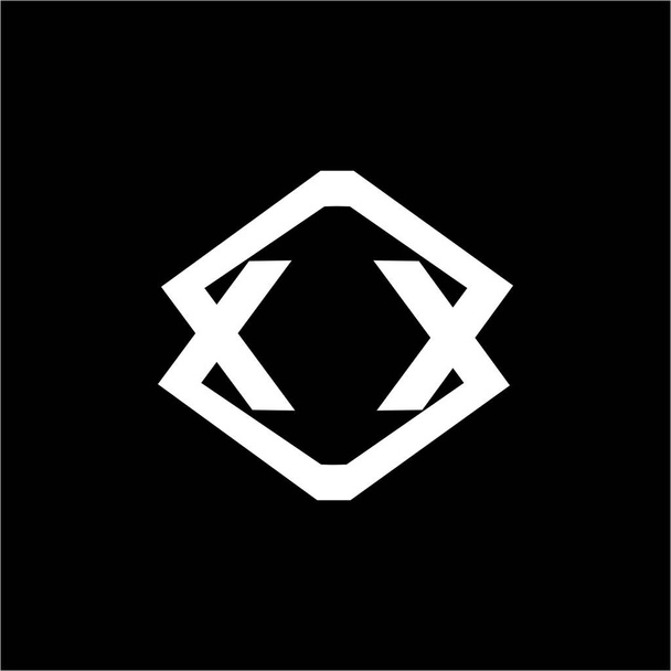 simples NU, NN, NV, VN, logotipo da empresa geométrica das iniciais da ONU
 - Vetor, Imagem