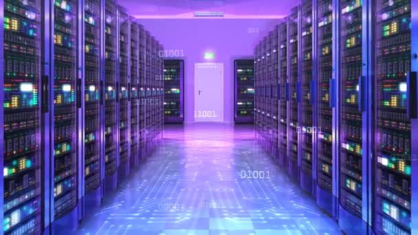 Τεχνολογία δικτύου Server Room - Πλάνα, βίντεο
