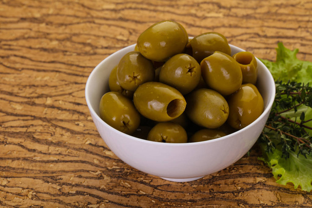 Grandes olives vertes
 - Photo, image
