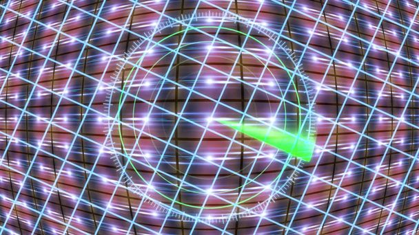 Futuristic HUD locator on an abstract background with highlights. - Photo, Image