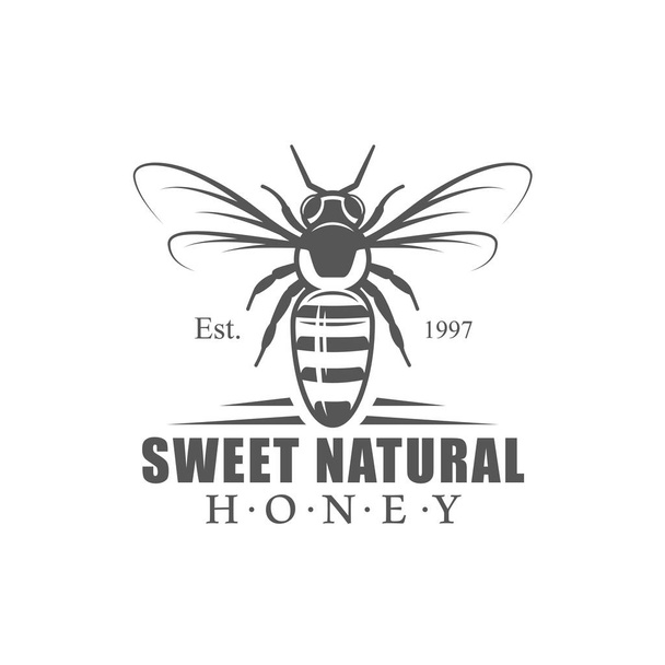 Étiquette miel vintage
 - Vecteur, image
