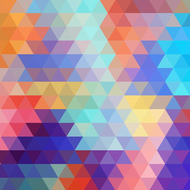 color abstract background. triangular design. polygonal style. vector illustration - Vector, Image