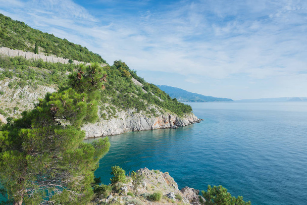 View of a small bay in Croatia - Foto, afbeelding