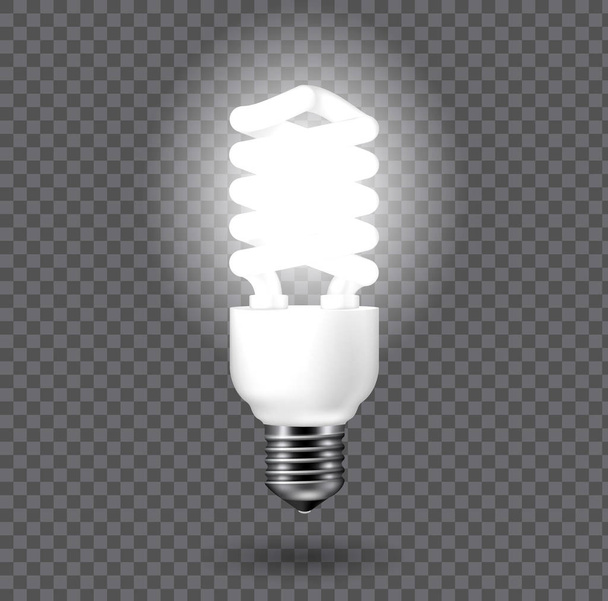 Light bulb vector illustration. - Вектор, зображення
