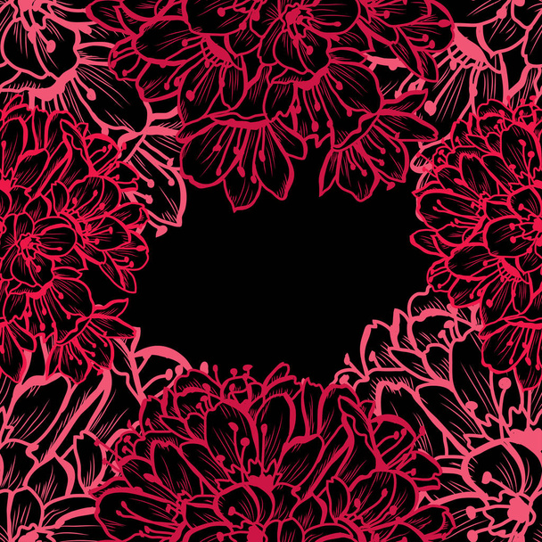 floral seamless pattern - Vetor, Imagem