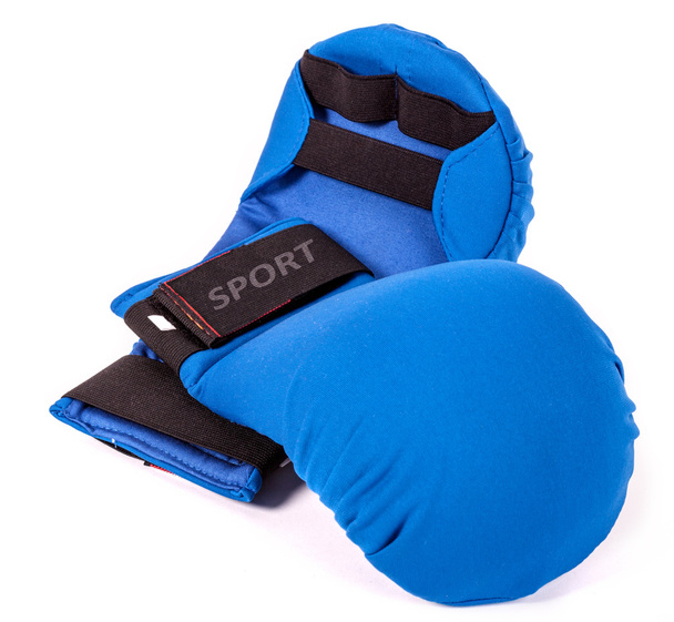 Blue sport gloves - Photo, Image