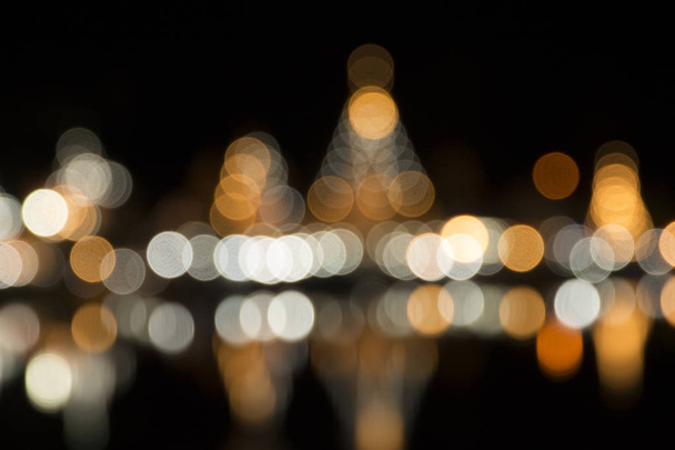 abstract blurred lights at the night - Zdjęcie, obraz